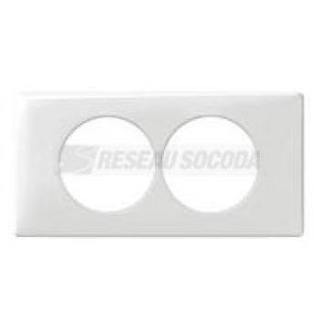  **PLAQUE 2P 57MM BLANC YESTERD 