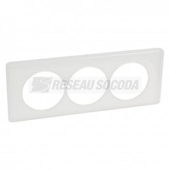  **PLAQUE 3P 57MM BLANC YESTERD 