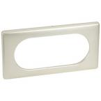  **PLAQUE  2P ETENDUE  TITANE 