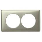  **PLAQUE 2P 57MM  TITANE 