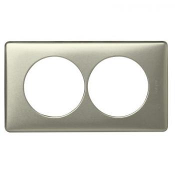  **PLAQUE 2P 57MM  TITANE 