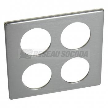  PLAQUE 2X2 POSTE TUNGSTENE 