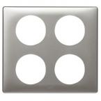  **PLAQUE 2X2  TITANE 
