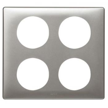  **PLAQUE 2X2  TITANE 