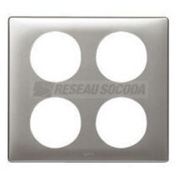  **PLAQUE 2X2  TITANE 