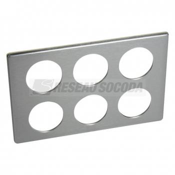  PLAQUE 2X3 POSTE TUNGSTENE 