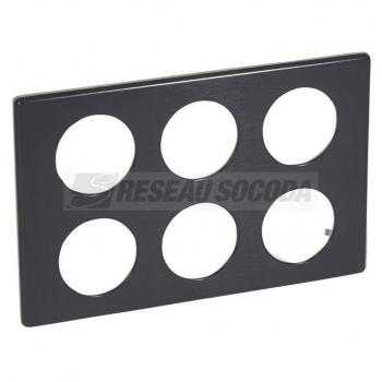  PLAQUE 2X3P CARBONE 