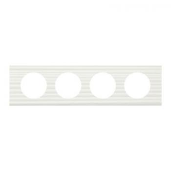  PLAQUE 4P CORIAN CANNELE 