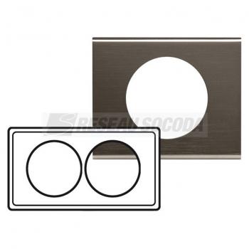 PLAQ 2P 57MM BLACK NICKEL 