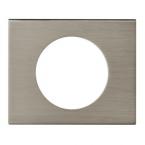  PLAQUE 1P  INOX BROSSE 