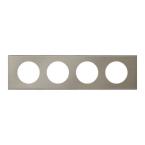  **PLAQUE 4P  INOX BROSSE 