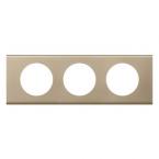  **PLAQUE 3P  NICKEL VELOURS 
