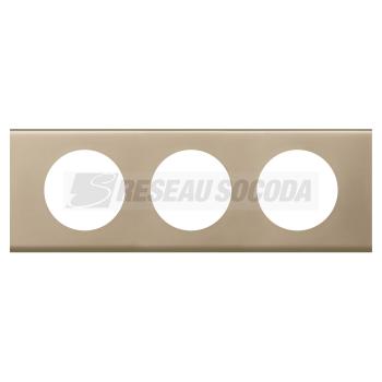  **PLAQUE 3P  NICKEL VELOURS 