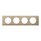  **PLAQUE 4P  NICKEL VELOURS 