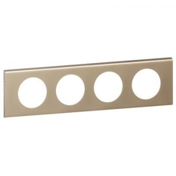  **PLAQUE 4P  NICKEL VELOURS 