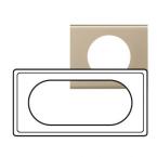  **PLAQUE  2P ETENDUE  NICKEL V 