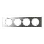  PLAQUE 4P  VERRE MIROIR 