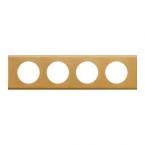  PLAQUE 4P BRONZE DORE 