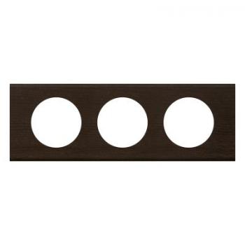  **PLAQUE 3P  TEINTE WENGUE 