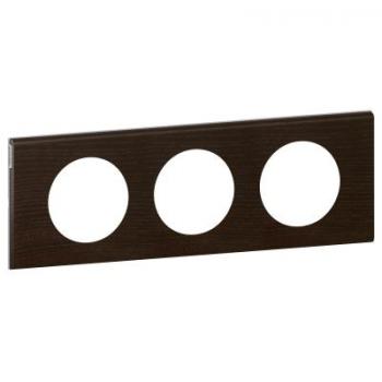  **PLAQUE 3P  TEINTE WENGUE 