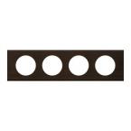 **PLAQUE 4P  TEINTE WENGUE 