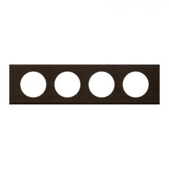  **PLAQUE 4P  TEINTE WENGUE 