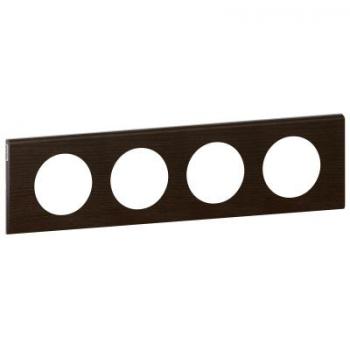  **PLAQUE 4P  TEINTE WENGUE 