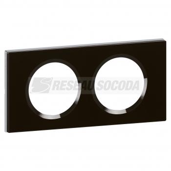  **PLAQUE 2P  VERRE PIANO 