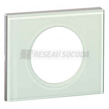  **PLAQUE 1P  VERRE KAOLIN 