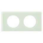  **PLAQUE 2P  VERRE KAOLIN 