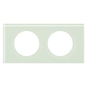  **PLAQUE 2P  VERRE KAOLIN 
