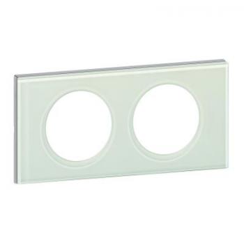  **PLAQUE 2P  VERRE KAOLIN 