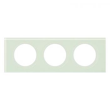  **PLAQUE 3P  VERRE KAOLIN 