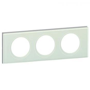  **PLAQUE 3P  VERRE KAOLIN 