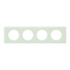  **PLAQUE 4P  VERRE KAOLIN 