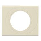  PLAQUE 1P CUIR PERLE COUTURE 
