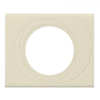  PLAQUE 1P CUIR PERLE COUTURE 