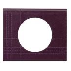  PLAQUE 1P CUIR POURPRE COUTURE 