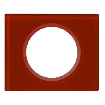  PLAQUE 1P VERRE CARMIN 