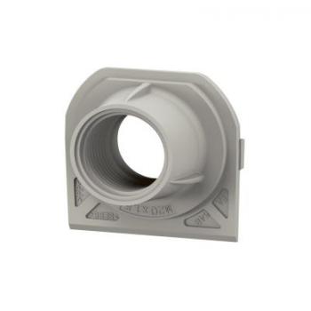  EMBOUT 1 ENTREE ISO 20 GRIS 