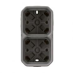  BOITIER 2P H/V GRIS 