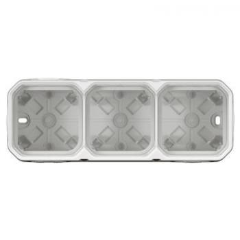  BOITIER 3P H/V BLANC 