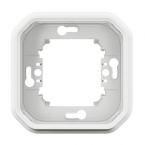  SUPPORT ENCASTRE 1 POSTE BLANC 