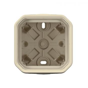  BOITIER 1P 2XEMBOUT 1E BEIGE 