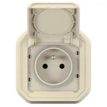  2P+T F/B BEIGE ENCASTRE GRIF 