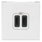  CHARG 2M 2USB C+C 3A 15W BL 