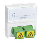  Prise 2 travers�es fibre optiq 
