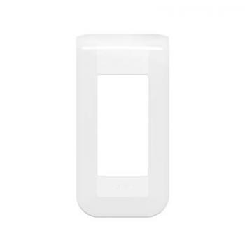  PLAQUE 1M 1/2 POSTE BLANC 