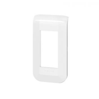  PLAQUE 1M 1/2 POSTE BLANC 