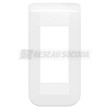  PLAQUE 1M 1/2 POSTE BLANC 